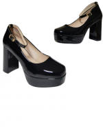 Zapato de Charol  Fiesta Dama  x 12 Pares Talla: 36 al 40.