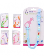 Cadena Porta Chupete Colores Surtidos x 12 Unds.