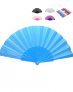 Abanico Plegable Colores Surtidos x 36 Unds.Medida: 38 x 23 cm aprox.
