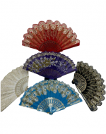Abanico Plegable Colores Surtidos x 12 Unds.