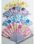 Abanico Plegable Colores Surtidos x 24 Unds.