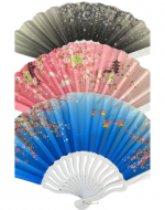 Abanico de Flores Colores Surtidos x 36 Unds.