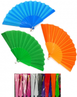 Abanico Plástico Colores Surtidos x 24 Unds.