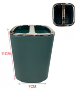Vaso Porta Cepillo Color Unico x 4 Unds. Medida: 11 x 7 cm aprox.