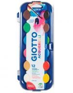 Acuarela 12 Colores 30 Mm Giotto x 4 Unds.