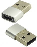 Adaptador Type C Hembra A USB Macho Colores Surtidos x 50 Unds.