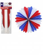 Adorno Guirnalda Fiesta Patrias x 12 Unds. Medida: 20  cm aprox