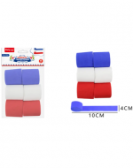 6 Set Festón Tricolor Chile (1 Set Trae 6 PCS) Medida: 4 x 10 metros aprox.