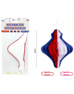 Adorno Colgante Trompo Fiesta Patrias x 12 Unds. Medida: 20 cm aprox