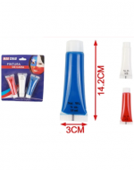 6 Set de Pintura Facial Tricolor (1 Set Trae 3 PCS) Medida: 14.2 x 3 cm aprox.