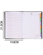 Agenda 2026 Colores Surtidos x 6 Unds. Medida: 21.3 x 14.8 cm aprox.