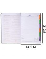 Agenda 2026 Colores Surtidos x 6 Unds. Medida: 21 x 14.5 cm aprox.