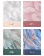 Agenda 2026 Plumas Colores Surtidos x 6 Unds. Medida: 21.3 x 14.8 cm aprox.