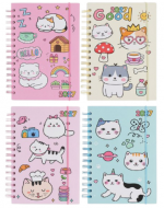 Agenda Gatitos 2027 A6 Modelos Surtidos x 6 Unds. Medida: 15.5 x 10.5 cm aprox.