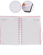 Agenda Corazones 2027 A6 Colores Surtidos x 6 Unds. Medida: 15.5 x 10.5 cm aprox.