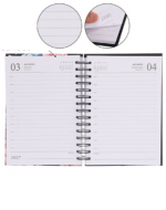 Agenda Lisa 2027 A5 Colores Surtidos x 6 Unds. Medida: 21 x 14.5 cm aprox.