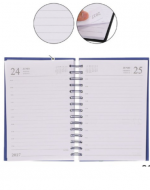 Agenda 2027 A5 Colores Surtidos x 6 Unds. Medida: 21 x 14.5 cm aprox.
