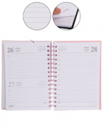 Agenda de Flores 2027 A6 Colores Surtidos x 6 Unds. Medida: 15.5 x 10.5 cm aprox.