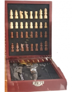 4 Set de Ajedrez con Accesorios para Vino (1 Set Trae: 3 PCS)