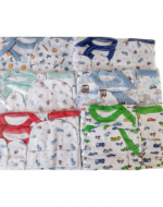 5 Set Ajuar Algodón Bebés (1 Set Trae: Body, Camiseta,Panty, Gorro, Mitones) Talla: 0 a 3 Meses