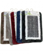 Alfombra de Baño Microfibra Colores Surtidos x 4 Unds. Medida: 48 x 78 cm aprox.