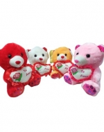 Peluche Oso Te Amo Colores Surtidos x 6 Unds. Medidas : 21 cm