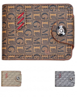 Billeteras para hombre Eco Cuero Colores x 12  Unds.Medidas:11 x 9 cm aprox