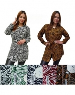 Blusa de Dama Colores Surtidos x 12 Unds. Talla: Estándar L/XL