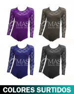 Body Mujer Encaje x 1 Docena. Tallas: M / L -  L / XXL