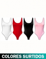 Body Bambu con Pabilo Liso x 1 Docena.Tallas: M / L - L / XXL