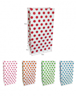 Bolsa de Regalo Diseño Puntos x 36 Unds. Medidas: 24 x 8 x 13 cm aprox.
