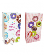 Bolsa de Regalo Donut x 36 Unds. Medidas: 23 x 8 x 13 cm aprox.