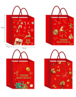 Bolsa de Regalo Navideña x 12 Unds. Medidas: 44 x 12 x 31 cm aprox.