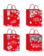 Bolsa de Regalo Navideña x 12 Unds. Medidas: 14 x 6.5 x 11 cm aprox.