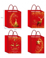 Bolsa de Regalo Navideña x 12 Unds. Medidas: 23 x 10 x 18 cm aprox.