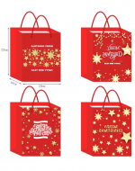 Bolsa de Regalo Navideña x 12 Unds. Medidas: 23 x 10 x 18 cm aprox.