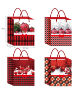 Bolsa de Regalo Navideña x 12 Unds. Medidas: 12.5 x 8.5 x 36 cm aprox.