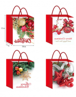 Bolsa de Regalo Navideña x 12 Unds. Medidas: 32 x 11 x 26 cm aprox.