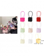 Bolsa Floral Colores Surtidos x 10 Unds. Medida: 12 x 12 x 13 cm aprox.