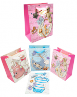Bolsa de Regalo Baby Shower (Elegir Color )x 12 Unds. Medida: 30 x 40 cm aprox.