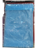Bolsa de Organza Color Celeste x 48 Unds. Medida: 20 x 29 cm aprox