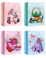 Bolsa de Regalo Feliz Dia Mamá  x 24 Unds. Medida: 26 x 10 x 32 cm aprox