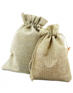 Bolsa de Yute Color Natural x 50 Unds. Medida: 15 x 20 cm aprox.