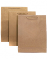 Bolsa de Papel Kraft Color Único x 24 Unds. Medida: 31.5 x 42 cm aprox.
