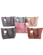 Cartera Eco Cuero Colores Surtidos x 6 Unds.