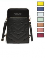 Bolso Porta Celular Colores Surtidos.  x 12 Unds.Medida: 11 x 7 x 18 cm aprox