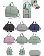Bolso de Viaje Expandible Colores Surtidos x 6 Unds. Medida: 38 x 22 x 47 cm aprox