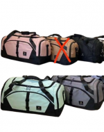 Bolso de Viaje Colores Surtidos x 6 Unds. Medidas: 60 x 27 x 31 cm aprox