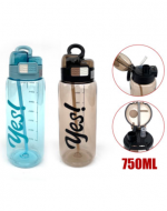 Botella Plástica para Agua x 4 Unds. Capacidad : 750 ml