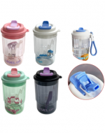 Botella de Agua Infantil Colores Surtidos x 12 Unds. Medida: 500 ml aprox.